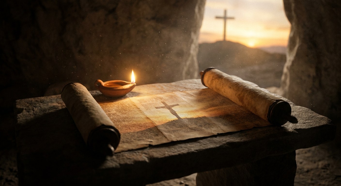An ancient Hebrew scroll